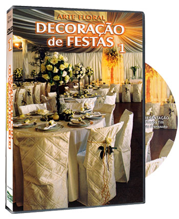 DVD ARTE FLORAL NA DECORA��O DE FESTAS 1 